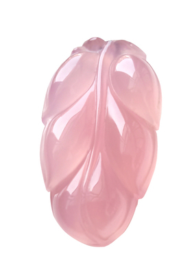 冰花芙蓉玉玛瑙高档配饰树叶吊坠