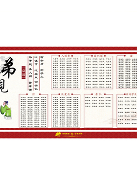 三字经朱子广贤全文带胶家训