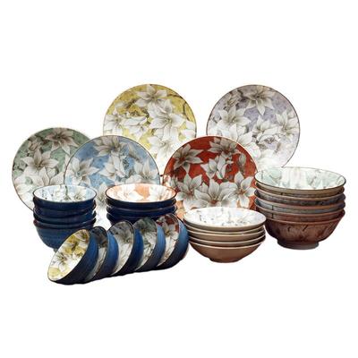 日本原装进口釉下彩陶瓷餐具