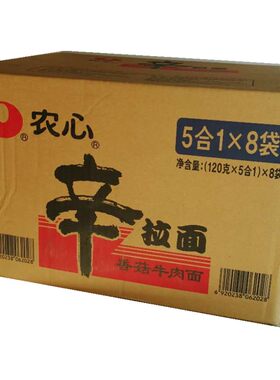 整箱牛肉方便面农心农心辛拉面