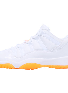 AJ11柑橘白橙篮球鞋