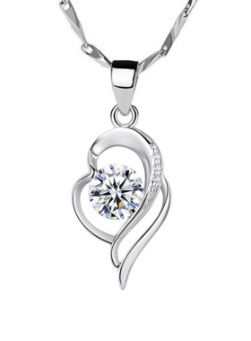 足银不含链时尚风单吊坠