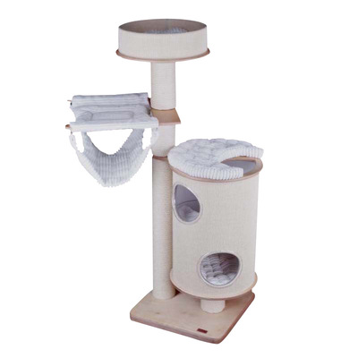 四猫猫架实木四季猫窝猫吊床