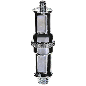 摄影灯架斜口顶粒转接头68mm标准顶粒3/8螺纹转1/4灯架接头全金属