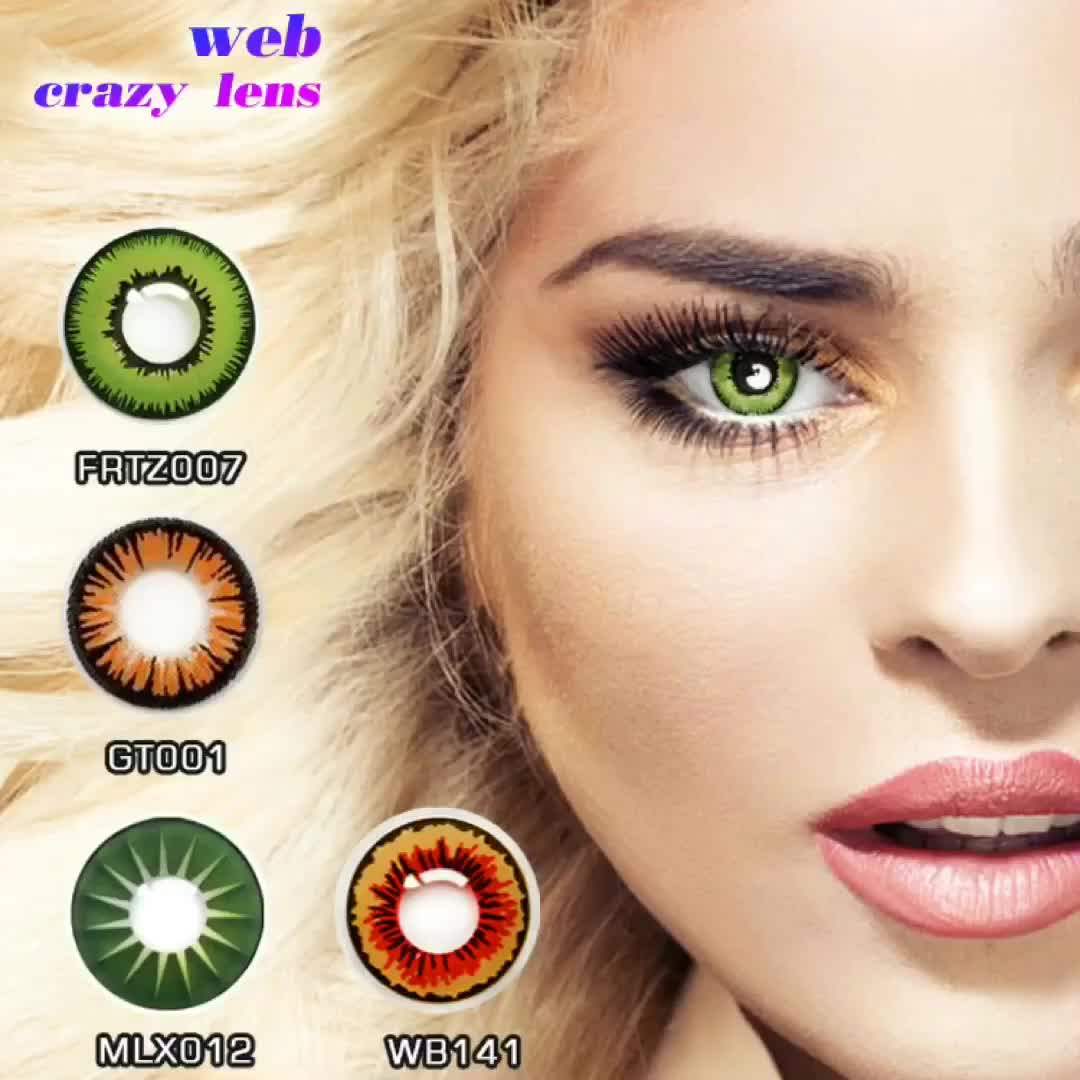 White Eyes Zombie Crazy Contact Lenses Cheap Color Circle Lens Buy