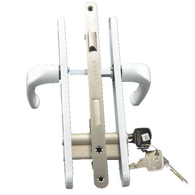 塑钢门锁平开门执手房卧室白色