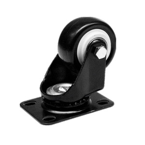 1.5寸双轴承聚氨酯静音转万向轮刹车轮家具手推车脚轮轱辘滑轮子