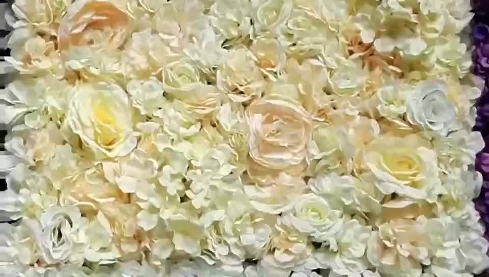 Flowerking Brand New Model Good Sale White Rose Flower Wall Decorative