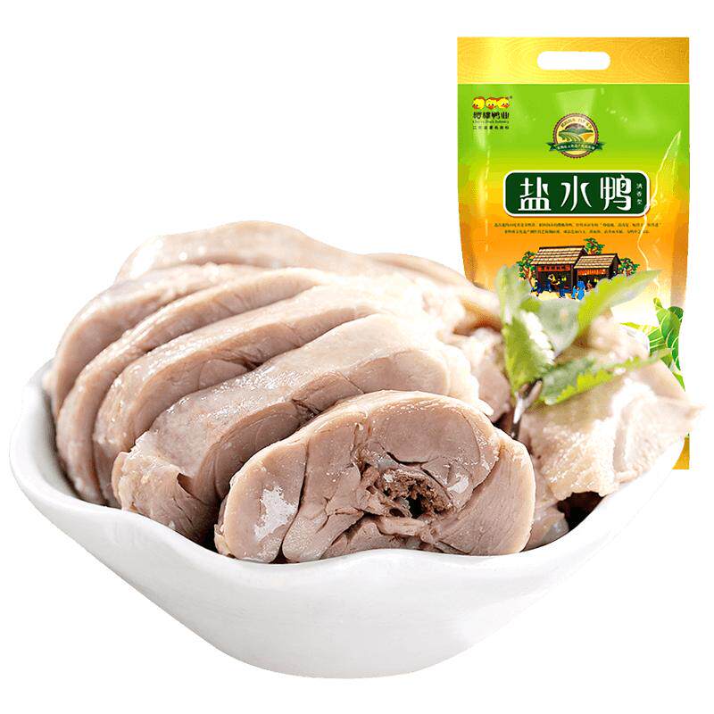 樱桃鸭盐水鸭正宗南京特产咸水鸭清香板鸭1000g熟食咸水鸭整只