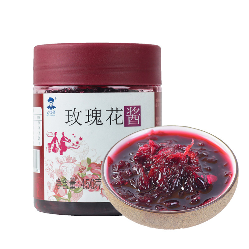 云咕佬450g蜂蜜烘焙玫瑰花酱酱