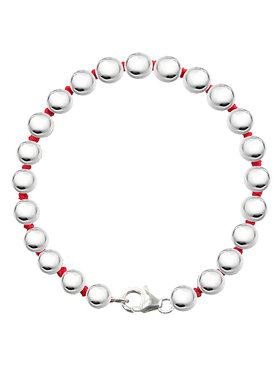 转运珠银饰编织生日礼物红绳手链