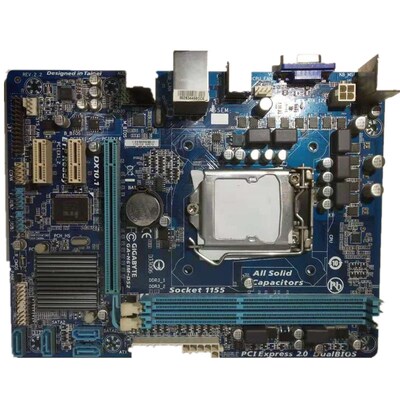 包邮技嘉二手台式机G31G41H61B75H81B85 AM2AM3FM1FM2CPU主板