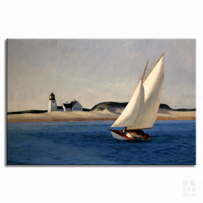 一帆风顺客厅书房卧室酒吧无框画