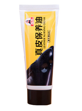 标奇膏体棕色上光皮鞋油