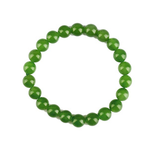 【保真保天然】天然绿玛瑙手链祖母绿玉髓旺财转运宝石手串情侣女