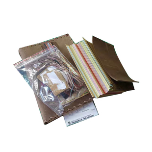 diy手工皮具本子制作材料包a5a6大小 大小皮色纸张颜色厚度可定制