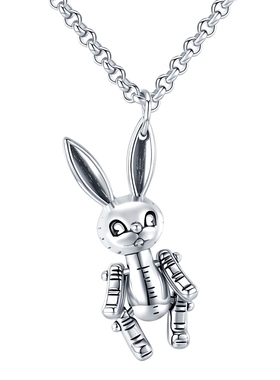 兔子ins潮街头百搭网红毛衣项链