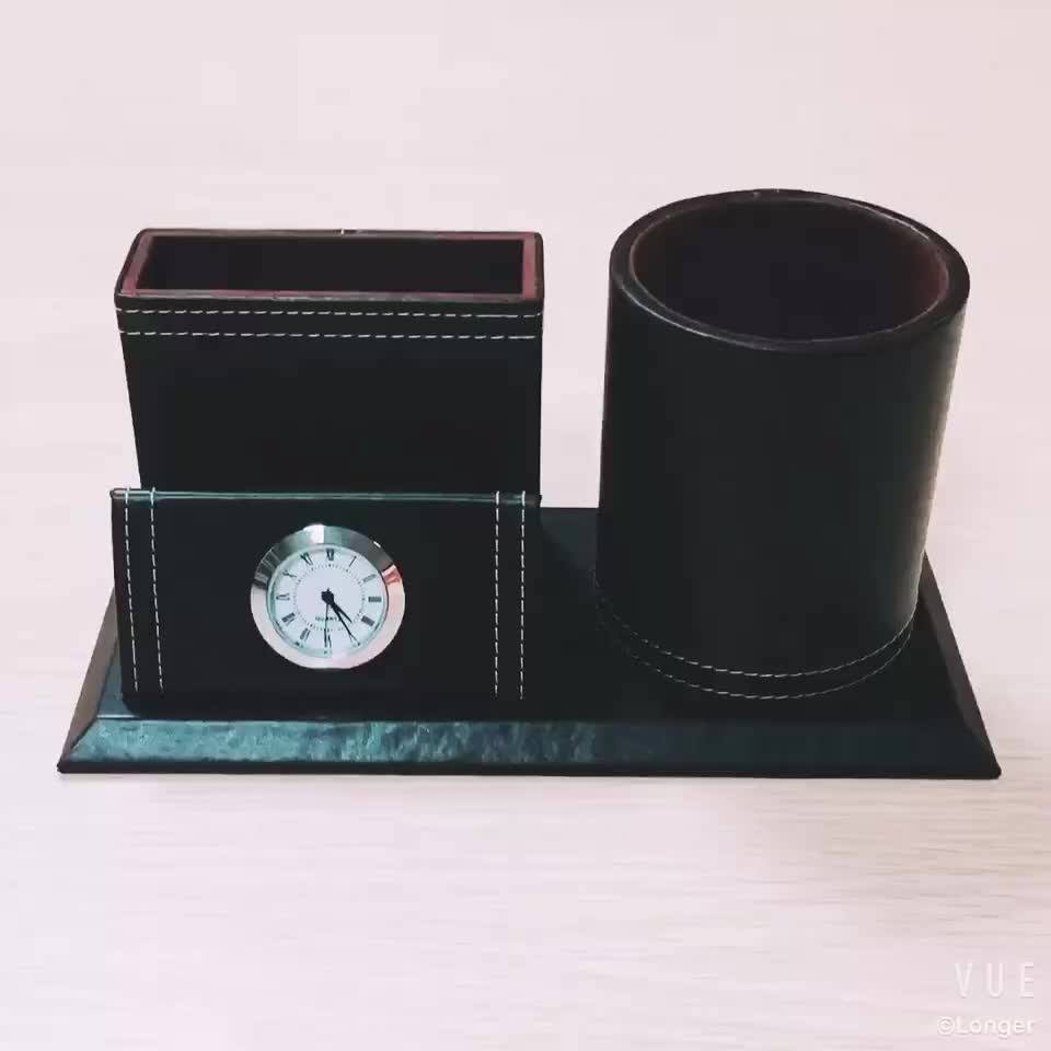 High Quality Desktop Organizer Luxury Stationer Leather Office Desk Set Buy Office Desk Set