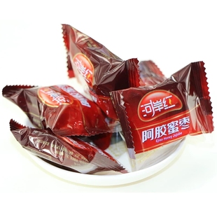 河岸红金丝无核阿胶蜜枣黑糖阿胶枣包粽子独立小包装蜜枣零食包邮