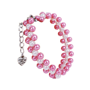 宠物饰品狗狗项链秀气珍珠宠物用品通用爱犬居可定制年后涨价