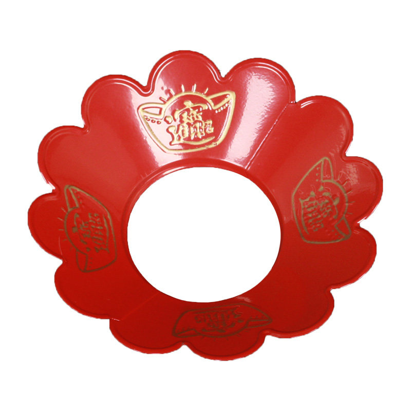加厚一体无拼接红色炉围接灰罩