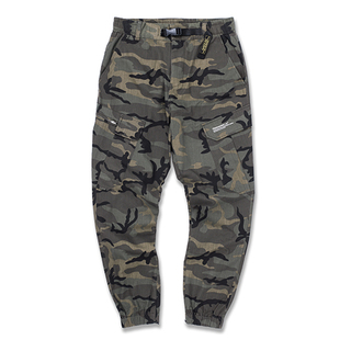 【清仓】MOSTWANTEDLAB 迷彩束脚裤男潮牌运动休闲裤山系工装长裤