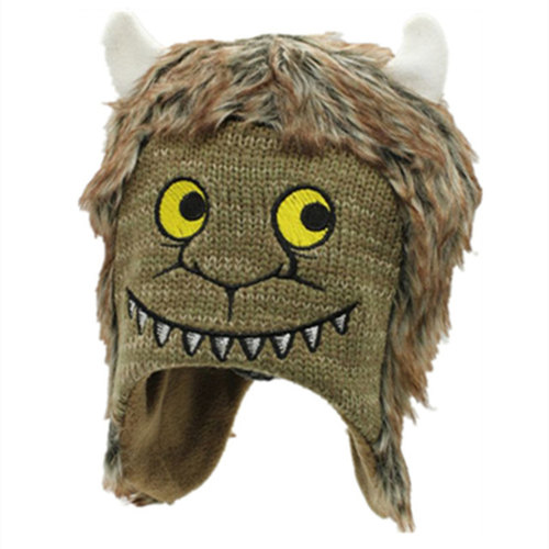 WHERE THE WILD THINGS ARE怪兽家园针织帽 野兽国出没的地方帽子