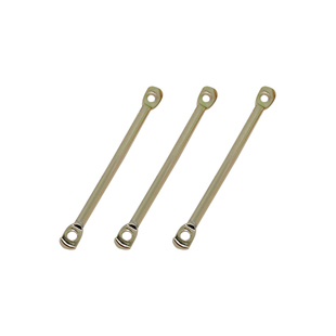 14k包金带双孔连接棒耳饰diy饰品手工配件棍子材料耳环零件