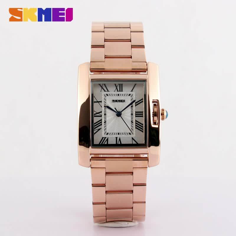 Skmei 1284 Elegance Fashion Square Dial Japan Movt Quartz Ladies