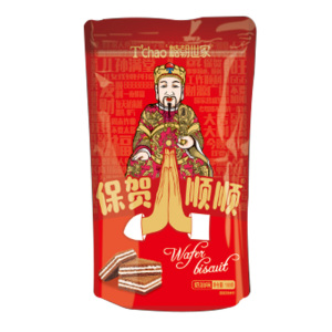 糖朝世家保贺顺顺拜老爷潮汕贡品过节送礼佳品威化饼干元宝饼干