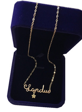 【M.G】14K手工定制字母项链