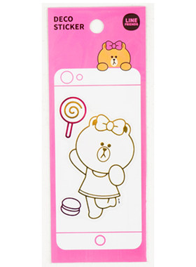 linefriends海绵贴纸手机电脑