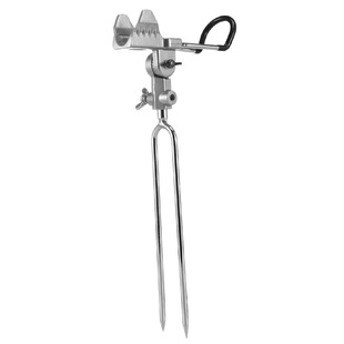 全金属炮台钓鱼竿支架地插多功能手海两用鱼杆万向炮台传统钓架杆