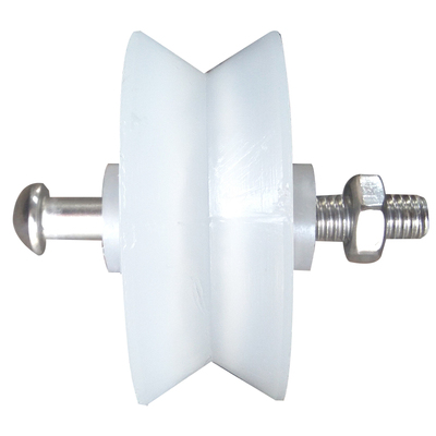 老式不锈钢铁拉闸门轮子V型阳台伸缩防盗推拉移门滑轮轨道轴承轮