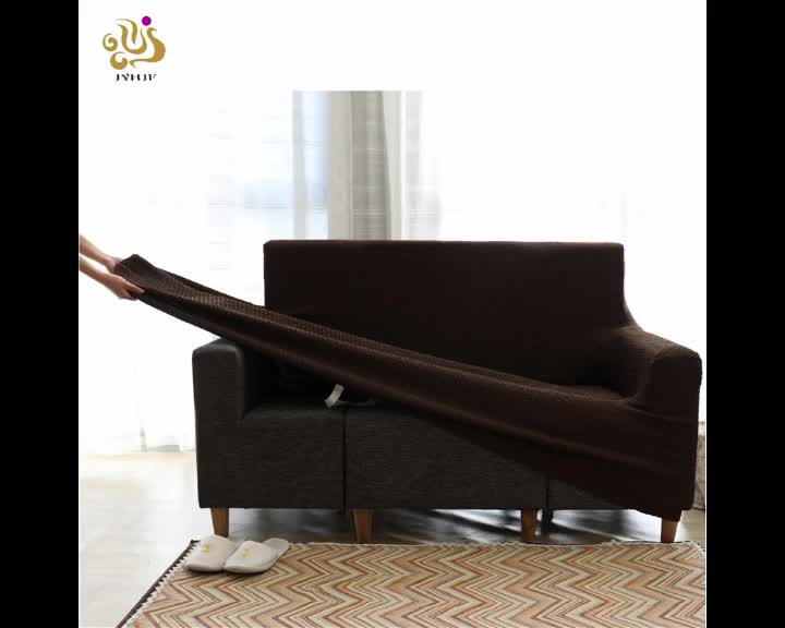 Traditional Soft Plain Sofa Dust Cover Fabric Quilted Couch Sofa Cover