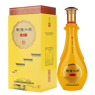 乾隆江南D9 40.2度480ml*1瓶 绵柔芝浓复合香型白酒 国产纯粮食酒