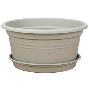 环球霍伦球树脂根盆室外阳台绿植盆仿水泥风格复古盆风信子花盆