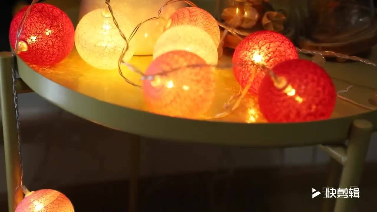 Holiday Light Led Christmas Light Outdoor Cotton Ball Fairy Lights Buy Led Christmas Light