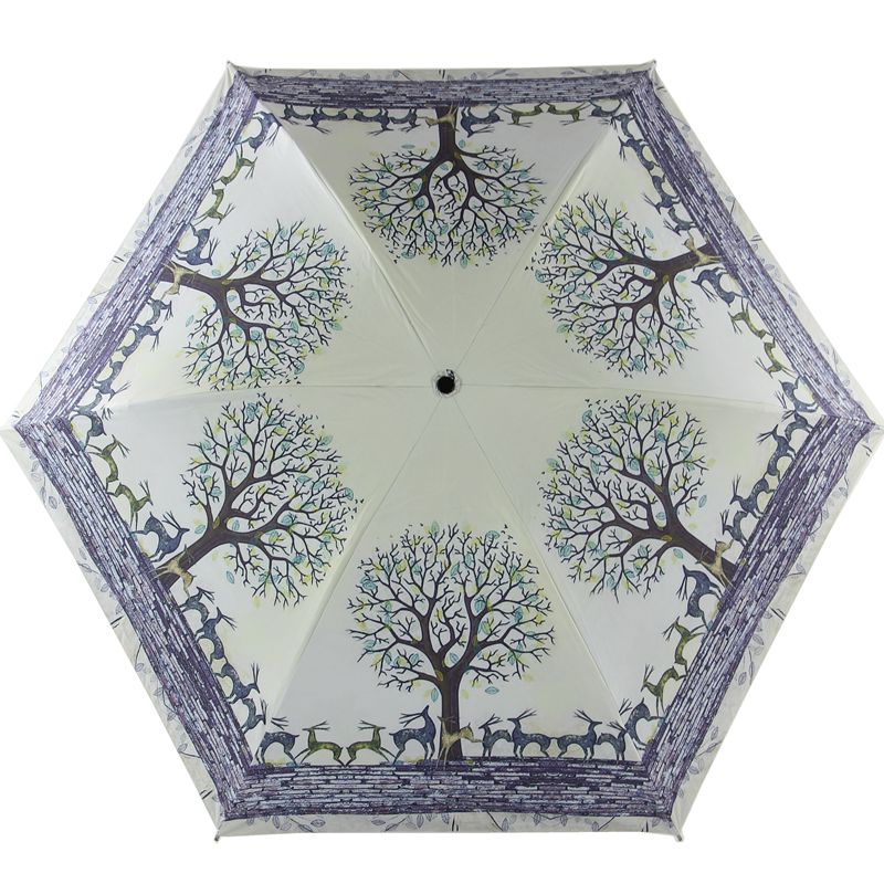 黑胶防晒台湾彩虹屋三折晴雨伞