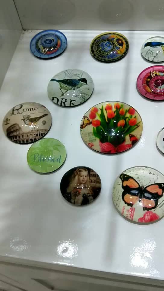 Custom Refrigerator Sublimation Crystal Glass Impressionist