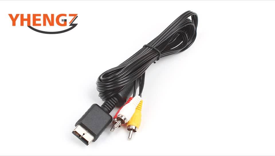 Durable Quality Audio Rca Cable Ps2 Game Av Tv Cable 3 Rca Round Shape
