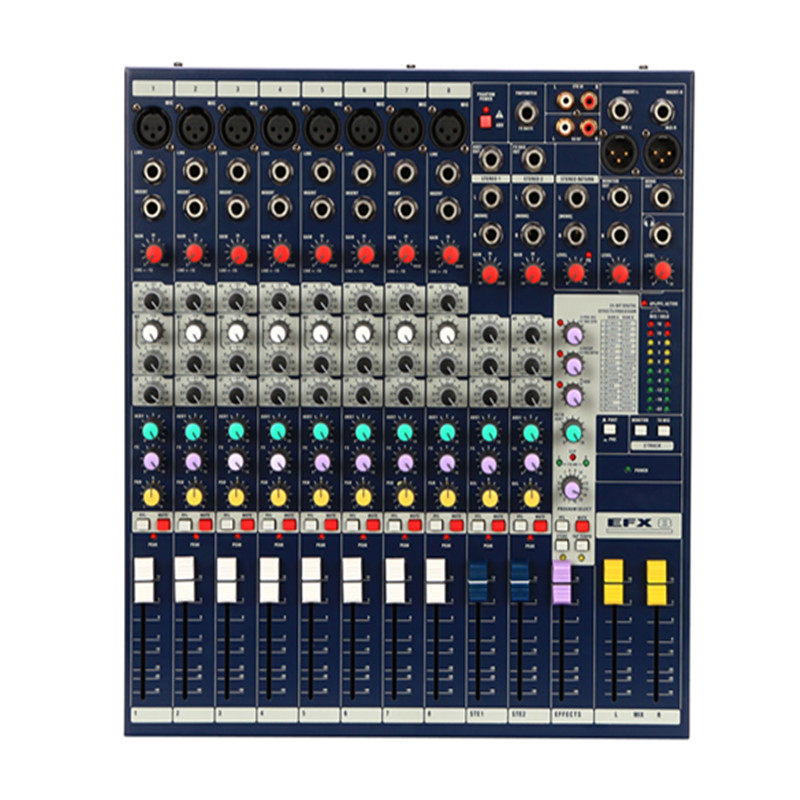 声艺EFX8八路EFX12十二路EFFX16十六路专业舞台带效果演出调音台