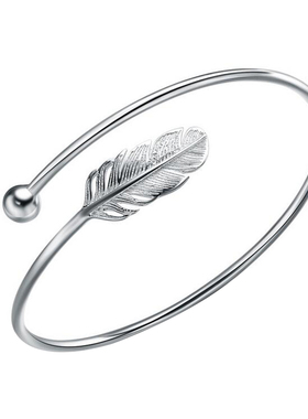 小圆珠羽毛树叶手饰品韩版