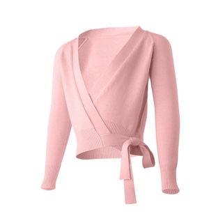 儿童舞蹈毛衣外套女童秋冬芭蕾舞练功服舞蹈服女上衣冬季跳舞专用