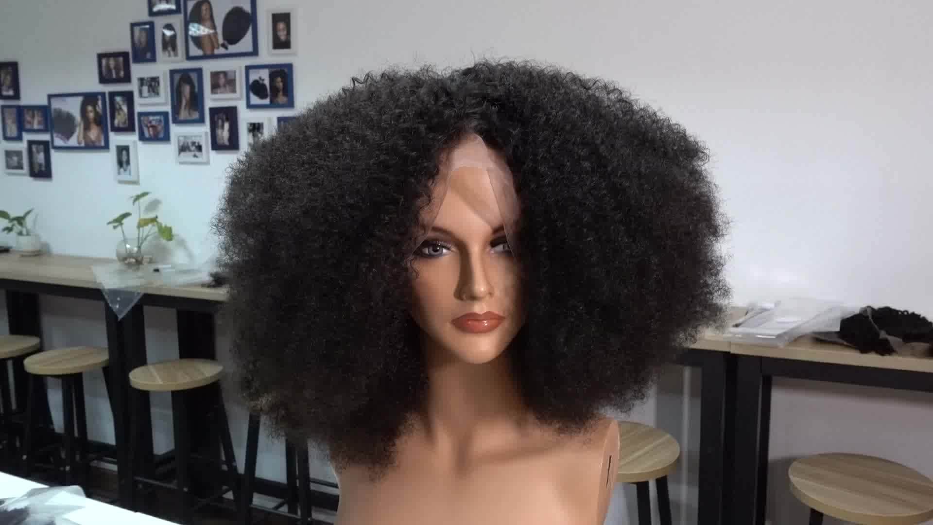 Real natural lace wig human hair wig for black women, View human hair