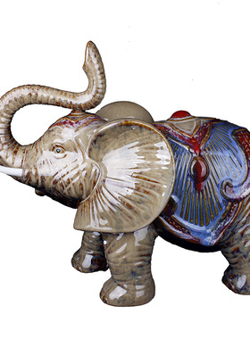 窑变釉陶瓷土著寓意美好乔迁礼品