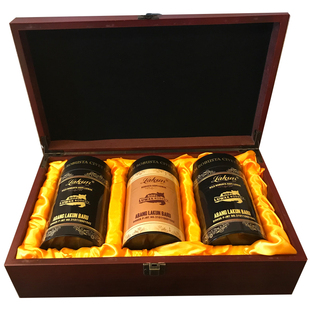 猫屎咖啡豆印尼原装进口麝香猫咖啡豆粉 3X100克礼盒送人高端大气