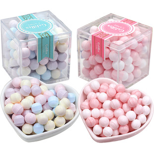 网红花香味薄荷糖接吻糖清新持久玫瑰花味清口约会糖表白糖果礼盒