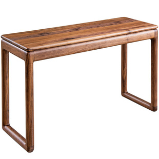 康耐登全实木黑胡桃木北欧设计师轻奢茶几边几条几客厅茶桌家具