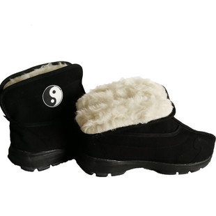 武当道士鞋男云勾鞋棉靴加厚冬季防滑保暖加绒太极鞋武术功夫鞋女